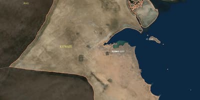 Mapy kuvajt satelit
