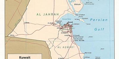 Mapa safat kuvajt